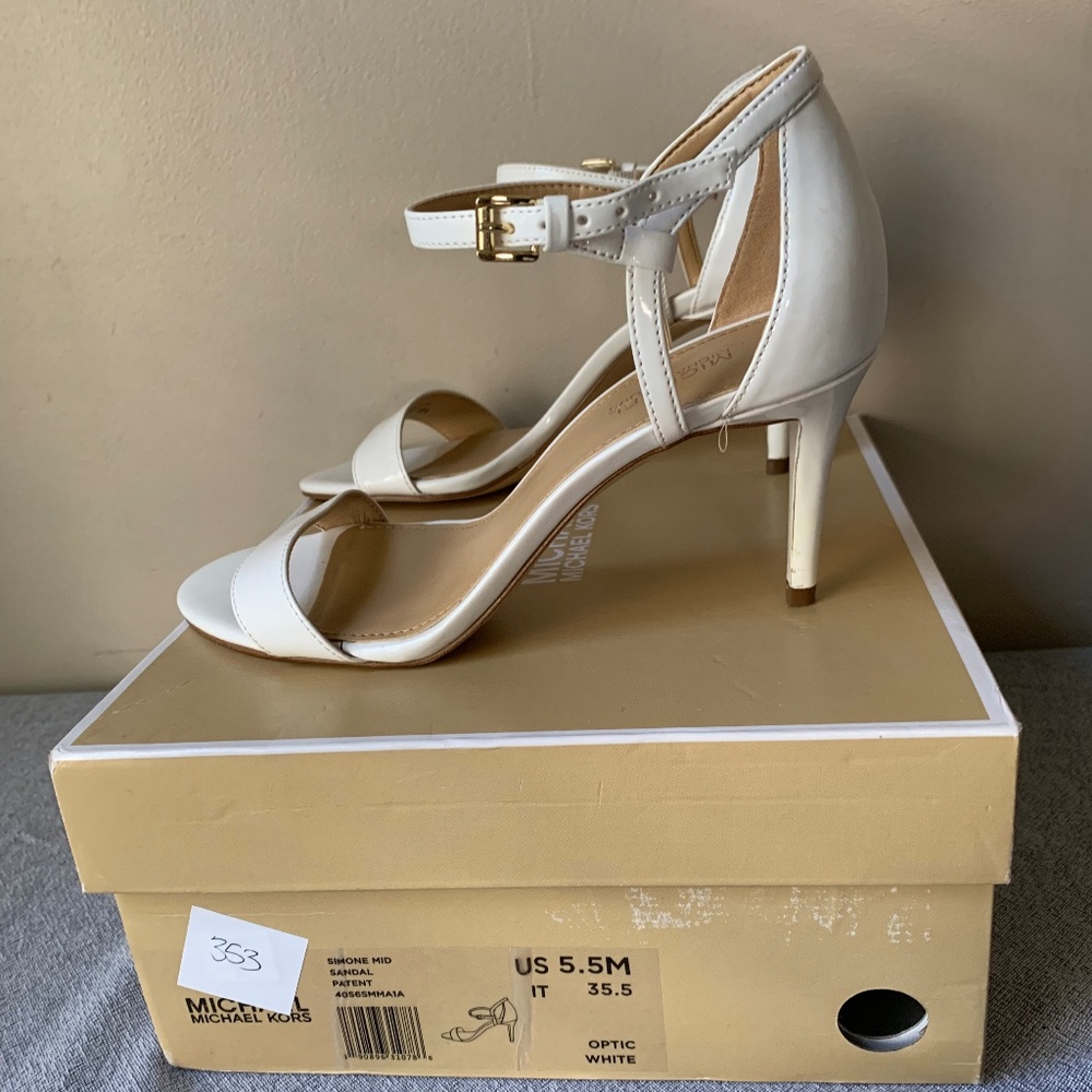 Michael Kors White Simone Shoes